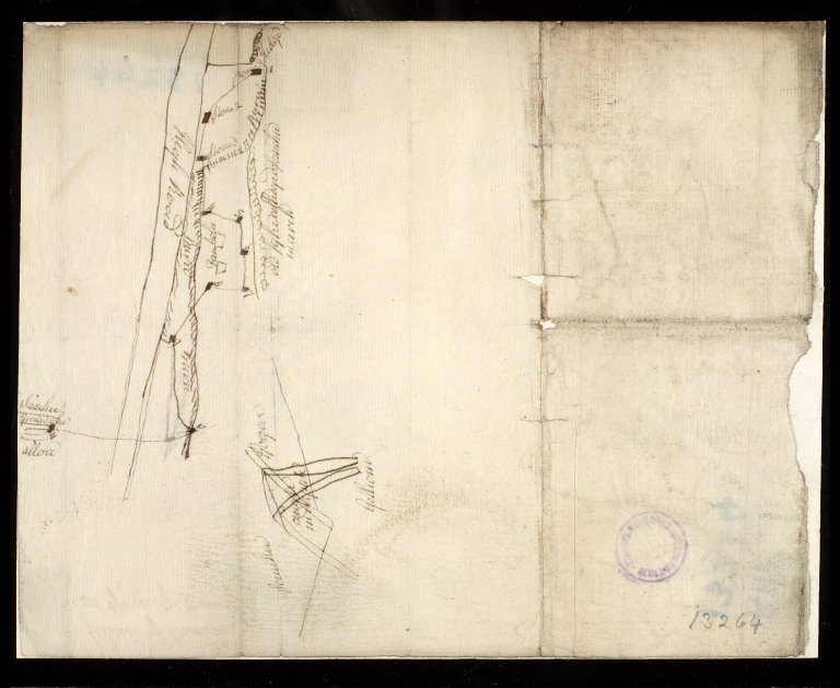 [Sketch plan of Sauchie marches at Youngs Corner] [1 of 1]