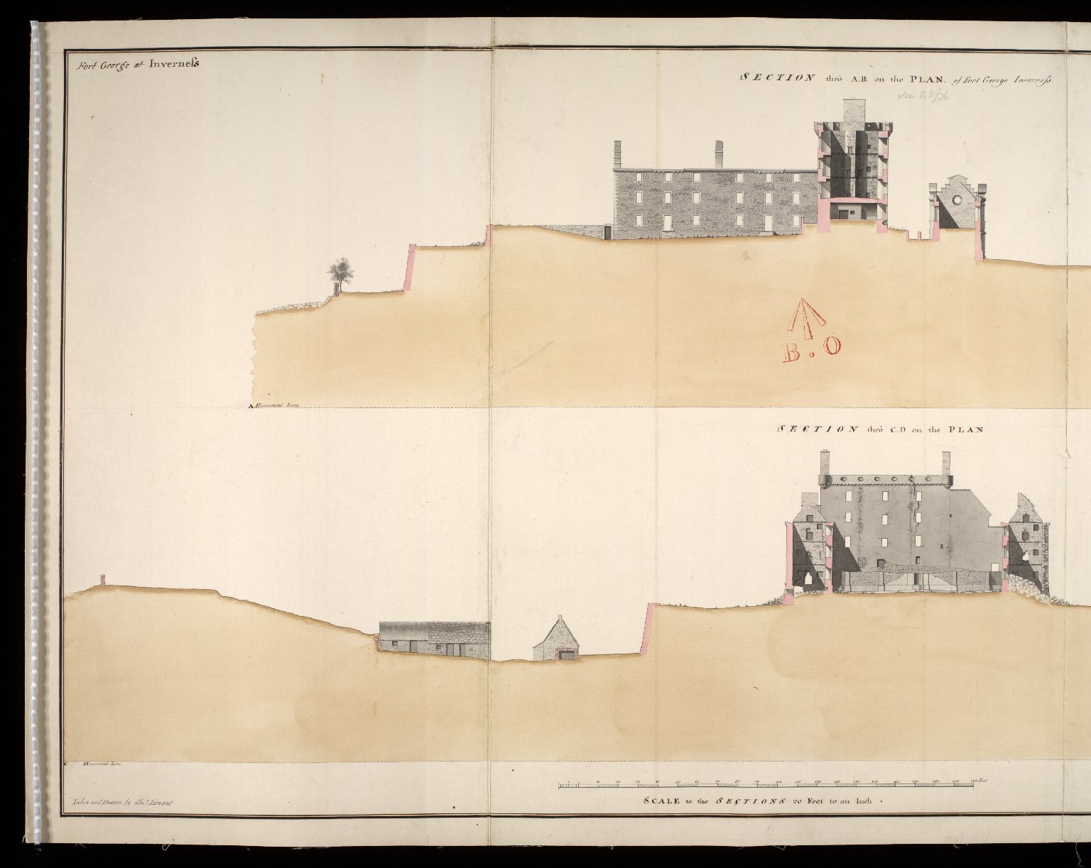 Fort George at Inverness [1750] [1 of 2]